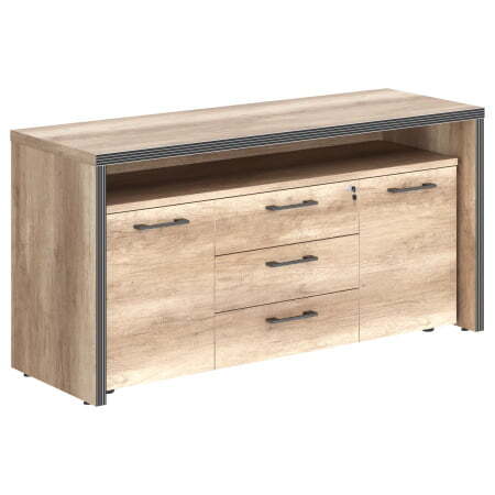 Тумба с фригобаром Torr TTF-3D 1600x550x800 (Дуб Каньон)