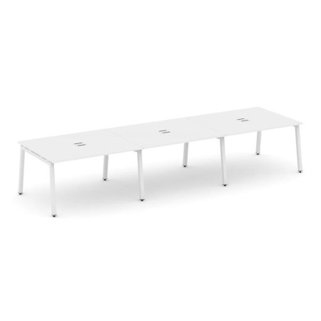 Стол переговорный SN-5A.SPRG-053 (4410х1180х750) (Белый/Металл Белый)