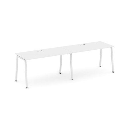 Рабочая станция 1 сторонняя SN-4A.ORS-023 (2760х800х750) (Белый/Металл Белый)