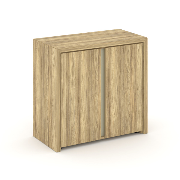 Шкаф низкий широкий Corner COR.ST-3.1 (900x450x845) (Гикори Песочный-Ваниль)