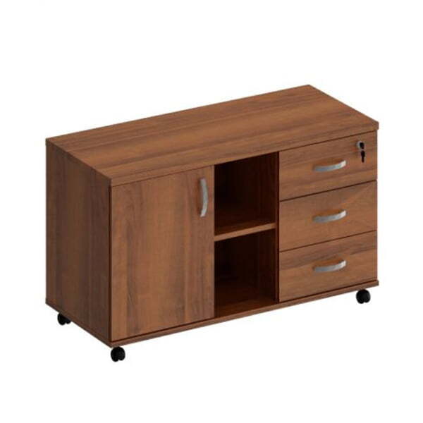 Тумба сервисная с ящиками Комфорт МП2 К 305 1050x440x600 (Французский орех)