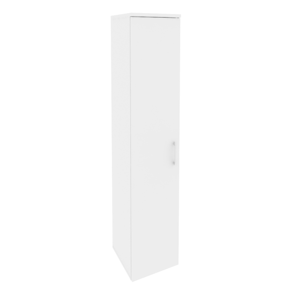 Шкаф высокий узкий левый Onix O.SU-1.9L 400x420x1977 (Белый Бриллиант)