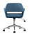 Кресло офисное Ross велюр синий (Офисное кресло ROSS синий)