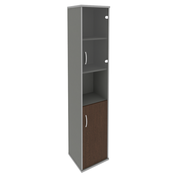 Шкаф Riva А.СУ-1.4 Пр 404x365x1980 (Венге-Металлик)