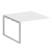 Проходной наборный элемент переговорного стола Metal System Style БО.ППРГ-2 1200x1235x750 (Дуб Наварра/Серый металл)