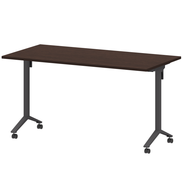 Стол мобильный складной Моби МБ22-140.70 1400x700x750 (Дуб венге/Антрацит)