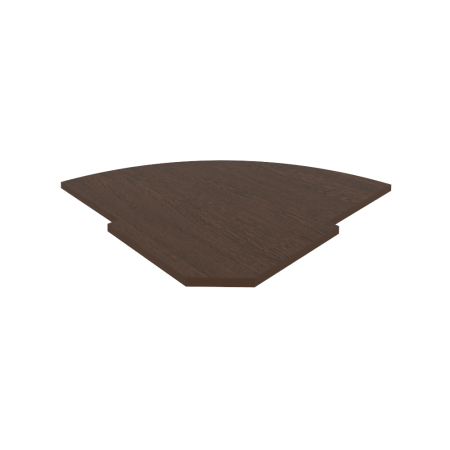 Полка для угловой секции Riva А.РС-5.1 815x815x22 (Венге)