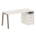 Рабочая станция Metal System Style БА.РС-СТП-1.2 1612x720x750 (Дуб Наварра/Серый металл)