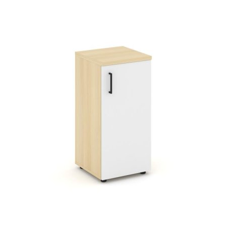 Шкаф низкий узкий SN.STU.E-301(R) (400х400х833) (Акация Лорка/Белый)