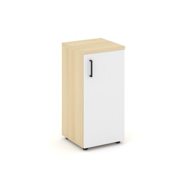 Шкаф низкий узкий SN.STU-301(R) (400х400х833) (Акация Лорка/Белый)
