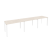 Рабочая станция на П-образном м/к Onix O.MP-RS-3.2.7 3540x720x750 (Тиквуд Темный/Белый Металл)