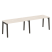 Рабочая станция на деревянных опорах Onix Wood OW.RS-2.3.7 2760x720x750 (Тиквуд Светлый/Дуб Темный)