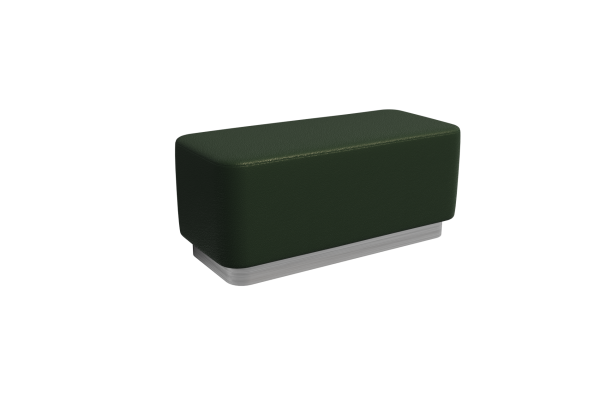 Пуфик PV-4 (Latte Lux 412/Серебро)