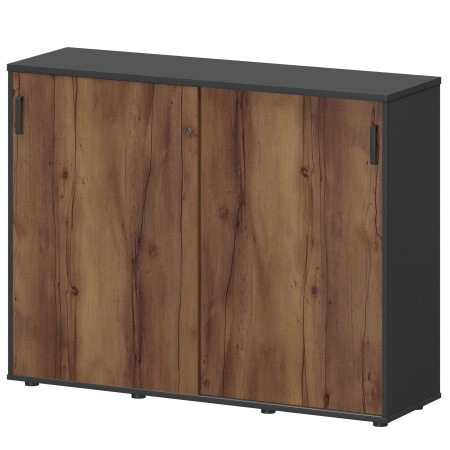 Тумба-купе Смарт СМТ-15.11К Тип1 1496x444x1175 (Графит/Таксония)