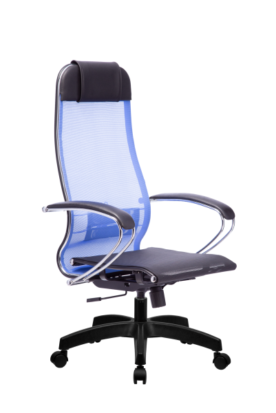 Кресло для руководителя Метта МЕТТА-4(MPRU)/подл.131/осн.001 (Васильковый)