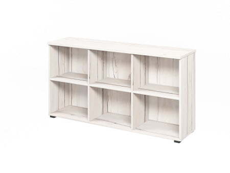 Тумба приставная к 2м столам с экраном L-68 1419х376х750 (Таксония Айвори)