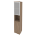 Шкаф высокий узкий правый Onix O.SU-1.4RR 400x420x1977 (Тиквуд Светлый)