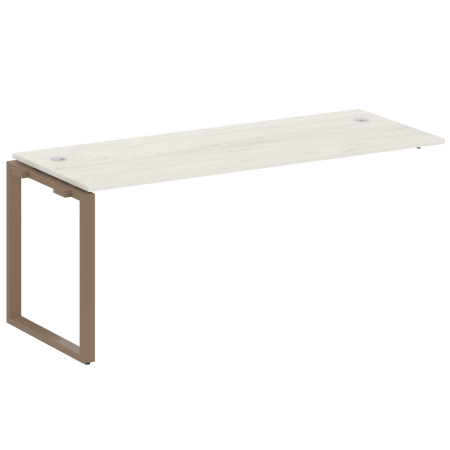 Проходной наборный элемент рабочей станции Metal System Style БО.ПРС-СП-1.5 1800x720x750 (Дуб Наварра/Мокко металл)