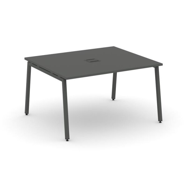 Стол переговорный SN-4A.SPRG-032 (1180х1180х750) (Антрацит/Металл Антрацит)