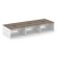 Рабочая станция 2-х сторонняя SN-D.DRS-062 (3540х1232х750) (Тиквуд Светлый/Антрацит)