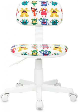 Кресло детское CH-W201NX белый монстры крестов. пластик пластик белый (Белый)