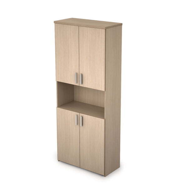 2Ш.005.4 Шкаф для документов высокий 790x370x1960 (Дуб)