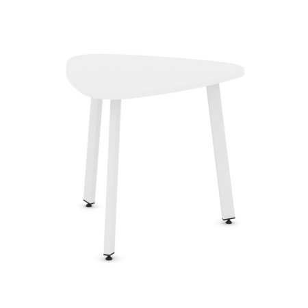 Стол переговорный SN-6.SPRG-70.3 (900х900х750) (Белый/Металл Белый)