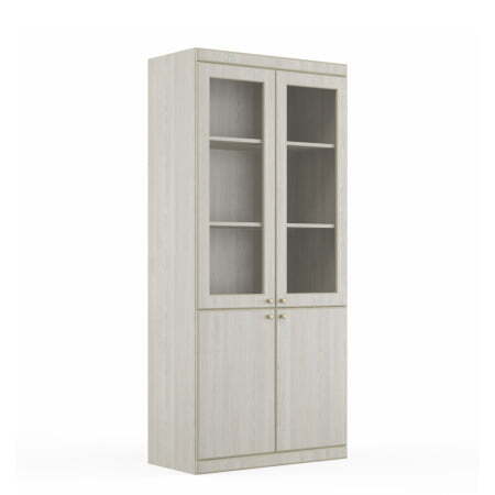 Шкаф стекл.2 ств. Capital P CPT17500 900x400x2000 (Светлый дуб)