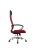Кресло для руководителя Метта МЕТТА-21(MPRU)/подл.130/осн.003 (Красный)