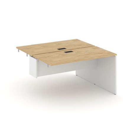 Стол-приставка к опорным элементам SN-D.DPRS-024 (1580х1632х750) (Тиквуд Светлый/Белый)