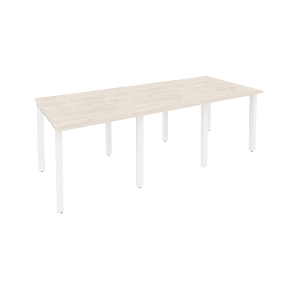 Стол переговорный Onix O.MP-PRG-3.0 2340x980x750 (Денвер Светлый/Белый Металл)