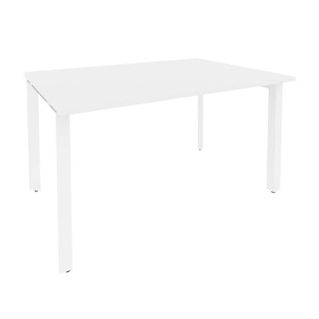 Стол переговорный Onix O.MP-PRG-1.3 1380x980x750 (Белый Бриллиант/Белый Металл)