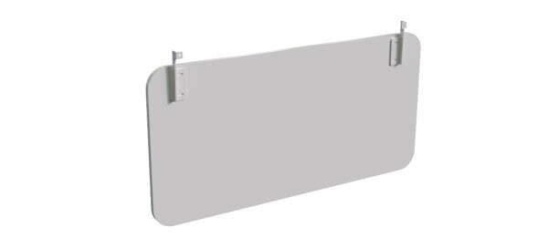 Передний щит для стола 80 ЛДСП с креплением Steel 11808П 700x18x396 (Белый)