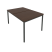 Рабочая станция на металлокаркасе Slim С.СП-3.3 980x1475x750 (Серый/Антрацит металл)