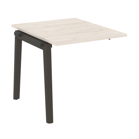 Проходной наборный элемент переговорного стола на деревянных опорах Onix Wood OW.NPRG-0 780x980x750 (Денвер Светлый/Дуб Темный)