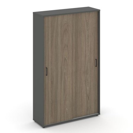 Шкаф-купе для одежды SN.SHK.E-003 (1200х400х1982) (Антрацит/Вяз Благородный)