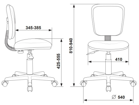 Кресло детское CH-204NX фиолетовый Sticks 08 крестов. пластик (Фиолетовый)