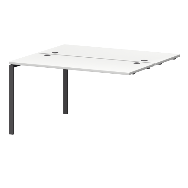 Модуль двойной универсальный на металлокаркасе Смарт СМС2-П-12К.120Э.Пр25 1200x1236x750 (Белый/Антрацит)