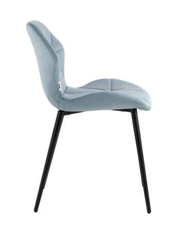 Стул Эдвин велюр пыльно-голубой (Стул кухонный Эдвин пыльно-голубой)