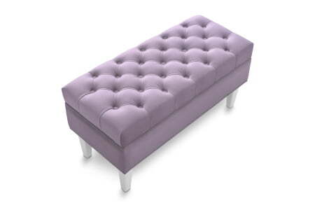 Банкетка Parige 900 (920x420x450) Пудровый (Пудровый)