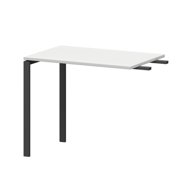 Бриф-приставка на металлокаркасе Арго-М АМ-090.60 900x600x760 (Белый/Антрацит)