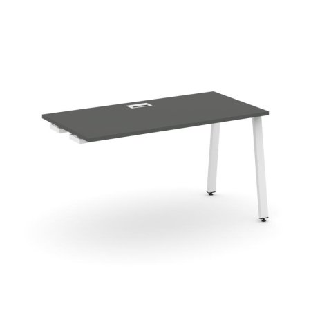 Стол-приставка к опорным элементам SN-6A.OPRS-014 (1580х700х750) (Антрацит/Металл Белый)
