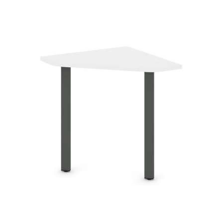 Угловой элемент стола SN-6.USP-011 (700х700х750) (Белый/Металл Антрацит)
