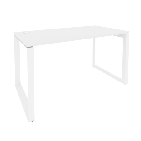 Стол рабочий на О-образном м/к Onix O.MO-SP-3.7 1380x720x750 (Белый Бриллиант/Белый Металл)