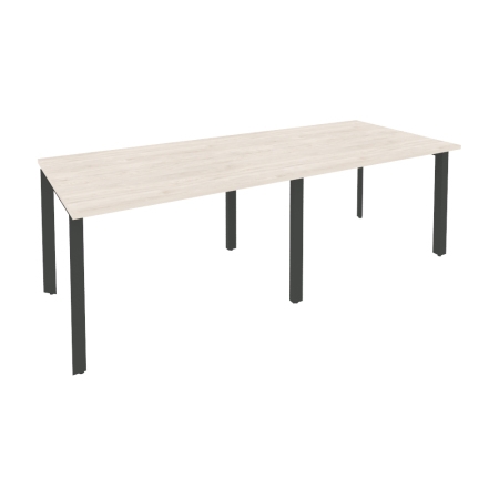 Стол переговорный Onix O.MP-PRG-2.2 2360x980x750 (Денвер Светлый/Черный металл)