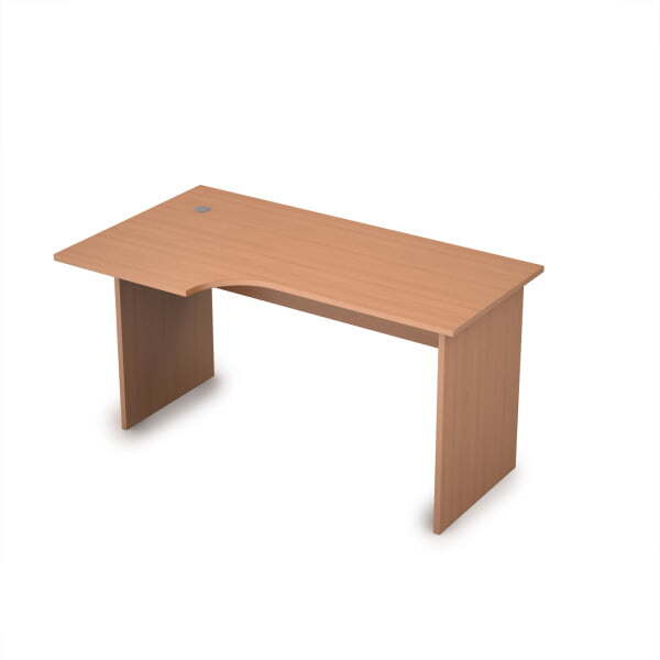 2С.042 Стол криволинейн.лев. 1400x800x750 (Бук)