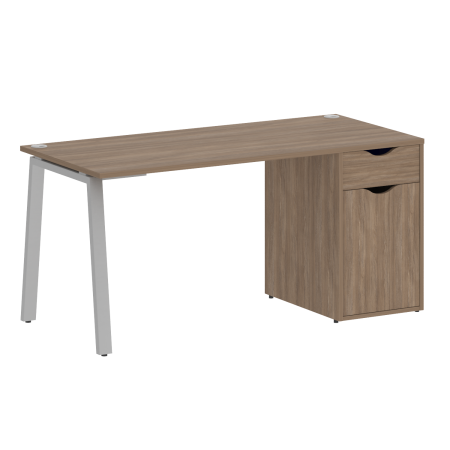 Стол письменный VR.SP-3-158.1.A 1580x720x750 (Дуб Аризона/Серый Металл)
