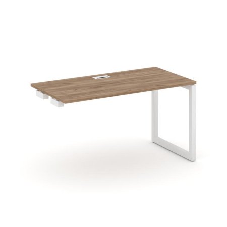 Стол-приставка к опорным элементам SN-5O.OPRS-024 (1580х800х750) (Дуб Табак/Металл Белый)