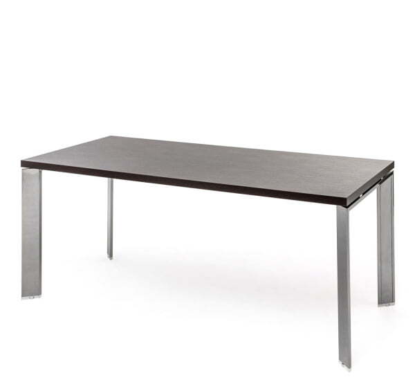 FERMO METAL Стол для руководителя хром L200 (Венге/Хром металл)