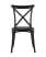 Стул Кроссбэк пластиковый черный (Стул пластиковый Кроссбэк черный)